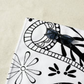 Indian Paisley Pattern Mankolam Strandtuch (Beispiel)