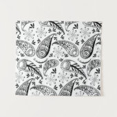 Indian Paisley Pattern Mankolam Wandteppich (Vorderseite (Horizontal))