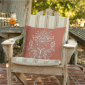 Indian Paisley - Throw Kissen (Stuhl )