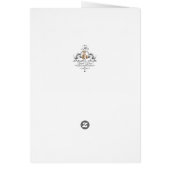 Indian Paisley - Tischnummer Card (Hinten)