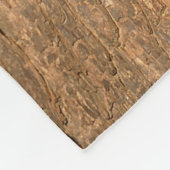 Indian Palm Eichhörnchen auf einem Baumstamm Fleecedecke (Ecke)