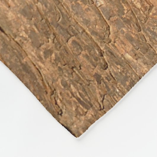 Indian Palm Eichhörnchen auf einem Baumstamm Fleecedecke (Ecke)