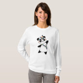 Indian Panda Bear Fashing Teddy Feather Niedlich T-Shirt (Vorne ganz)