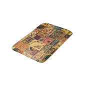 Indian Patchwork: Hampi Market Cloth. Badematte (Schrägansicht)