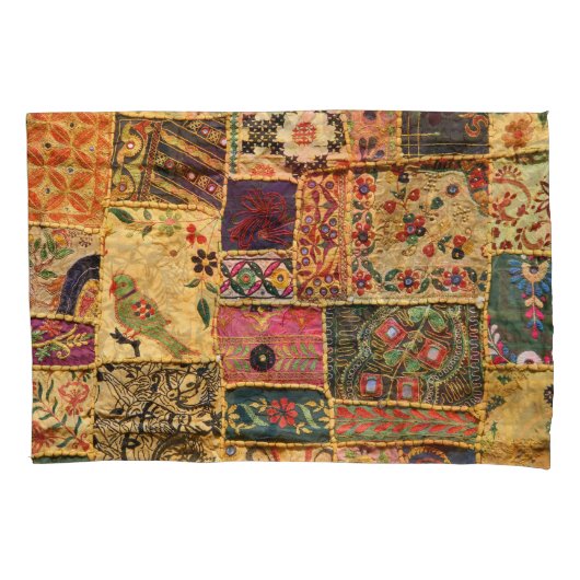 Indian Patchwork: Hampi Market Cloth. Kissenbezug (Vorderseite)