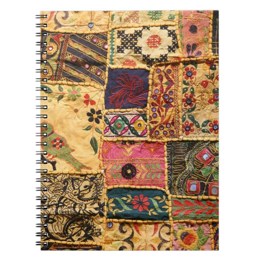 Indian Patchwork: Hampi Market Cloth. Notizblock (Vorderseite)