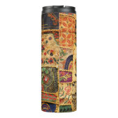 Indian Patchwork: Hampi Market Cloth. Thermosbecher (Rückseite)