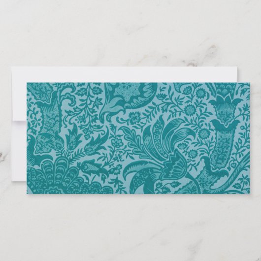 Indian Pattern (von William Morris) Card Karte (Vorderseite)