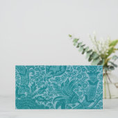 Indian Pattern (von William Morris) Card Karte (Stehend Vorderseite)