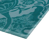 Indian Pattern (von William Morris) Cutting Board Schneidebrett (Ecke)