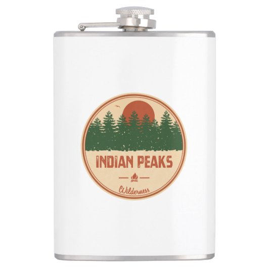 Indian Peaks Wilderness Colorado Flachmann (Vorderseite)