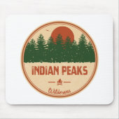 Indian Peaks Wilderness Colorado Mousepad (Vorne)
