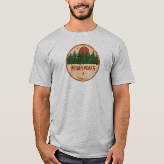 Indian Peaks Wilderness Colorado T-Shirt (Vorderseite)