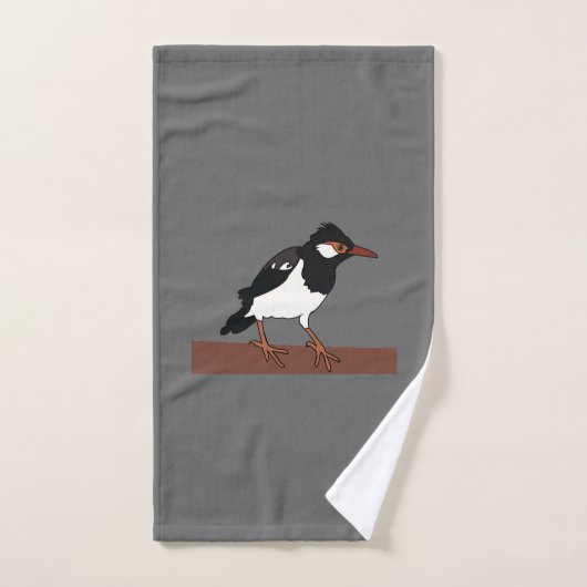 Indian Pied Myna Bird Art Handtuch (Handtuch)