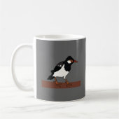 Indian Pied Myna Bird Art Kaffeetasse (Links)