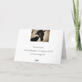 Indian Pony Greeting Card Karte (Rückseite)