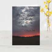 Indian Quote Grußkarte Karte (Gelbe Blume)