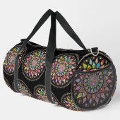 Indian Rainbow Mandala Large Duffel Bag Duffle Bag (Rechte Ecke)