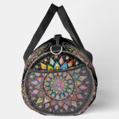 Indian Rainbow Mandala Large Duffel Bag Duffle Bag (Rechts)