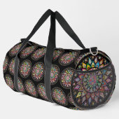 Indian Rainbow Mandala Large Duffel Bag Duffle Bag (Rechte Ecke)