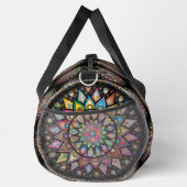 Indian Rainbow Mandala Large Duffel Bag Duffle Bag (Rechts)