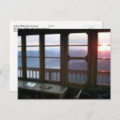 Indian Ridge Sunset Postkarte (Vorne/Hinten)