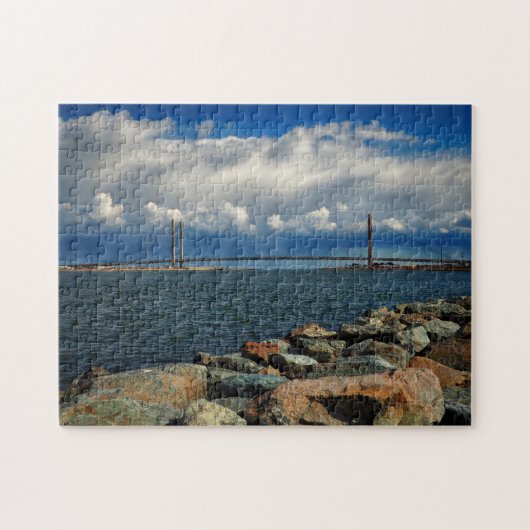 Indian River Bridge Jigsaw Puzzle (Horizontal)