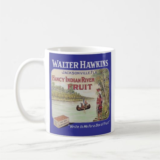 Indian River Frucht Obstkiste Kaffeetasse (Links)