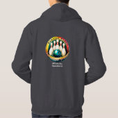 Indian River Men's WHITE Letter Pullover Hoodie (Rückseite)