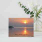 Indian River Sunset Bethany Postcard Postkarte (Stehend Vorderseite)
