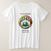 Indian RiverBLACK Letter Women's Plus Size T - Shi Große Größe T-Shirt (Design Rückseite)