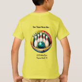 Indian RiverChild's Unisex Black Letter Team Shirt (Rückseite)