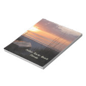 Indian Rocks Beach Florida Sunset Beach Boat Notizblock (Rotiert)