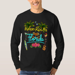 Indian Rocks Florida Beach Summer Palm Sun Set Pal T-Shirt