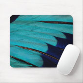 Indian Roller Feather Abstrakt Mousepad (Mit Mouse)