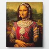 Indian Royal Monalisa - Tabop Platte with Easel Fotoplatte (Vorderseite)