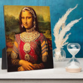 Indian Royal Monalisa - Tabop Platte with Easel Fotoplatte (Seite)