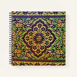 Indian Sari Design Notizblock
