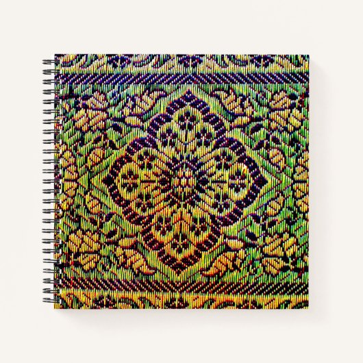 Indian Sari Design Notizblock (Vorderseite)