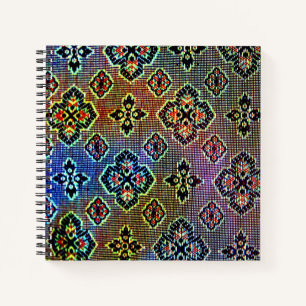 Indian Sari Design Notizblock