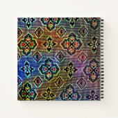 Indian Sari Design Notizblock (Rückseite)