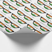Indian Shades Sondertext & Farbe Geschenkpackung Geschenkpapier (Ecke)