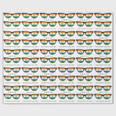 Indian Shades Sondertext & Farbe Geschenkpackung Geschenkpapier (Flach)