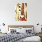 Indian Sitar String Instrument Leinwanddruck (Insitu (Schlafzimmer))