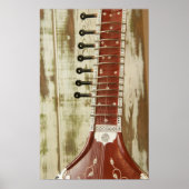 Indian Sitar String Instrument Poster (Vorne)