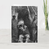 Indian Stamm Grußkarte Karte (Rückseite)