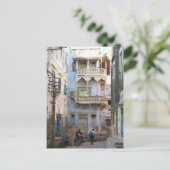 Indian Street-Szene Postkarte (Stehend Vorderseite)