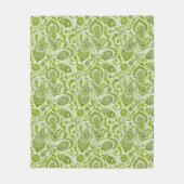 Indian Style Paisley Floral Seamless Pattern Fleecedecke (Vorderseite)