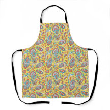 Indian style paisley floral seamless pattern