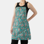 Indian style paisley floral seamless pattern schürze (InSitu)